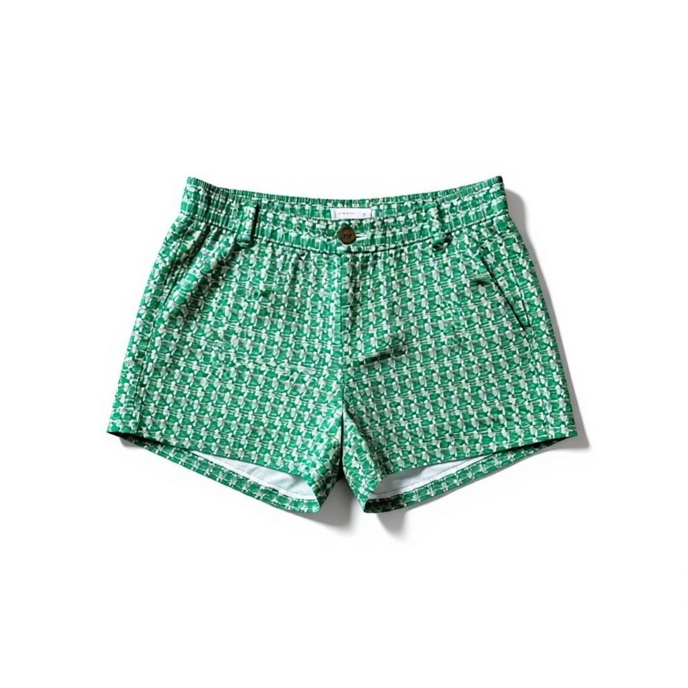 Anthropologie Maeve womens shorts tweed green size 18 - Picture 7 of 7